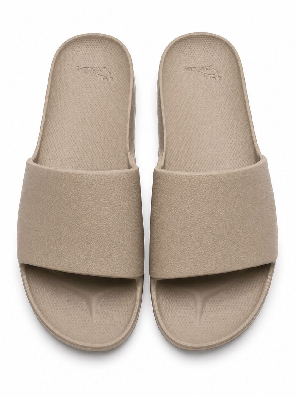 Archies Beige Taupe Arch Support Slide Sandals Men’s 10 Women’s 11